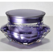 5g 10g 15g 30g 50g Pot acrylique cosmétique de diamant